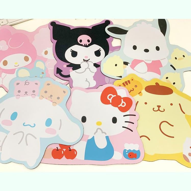 sanrio サンリオ シナモン マイメロ クロミ キティ マウスパッド Amazon.co.jp: クロミ マイメロディ シナモロール ポムポム